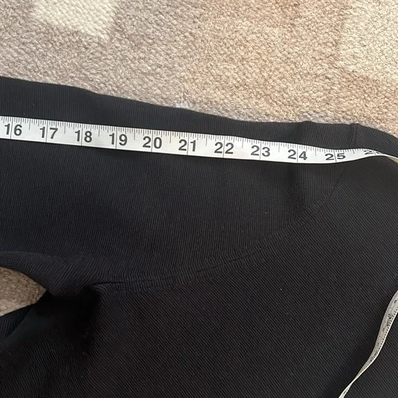 NWT Cos Womens Sweater Small Tunic black Wool blend mock neck Basic Minimalist - Picture 7 of 9